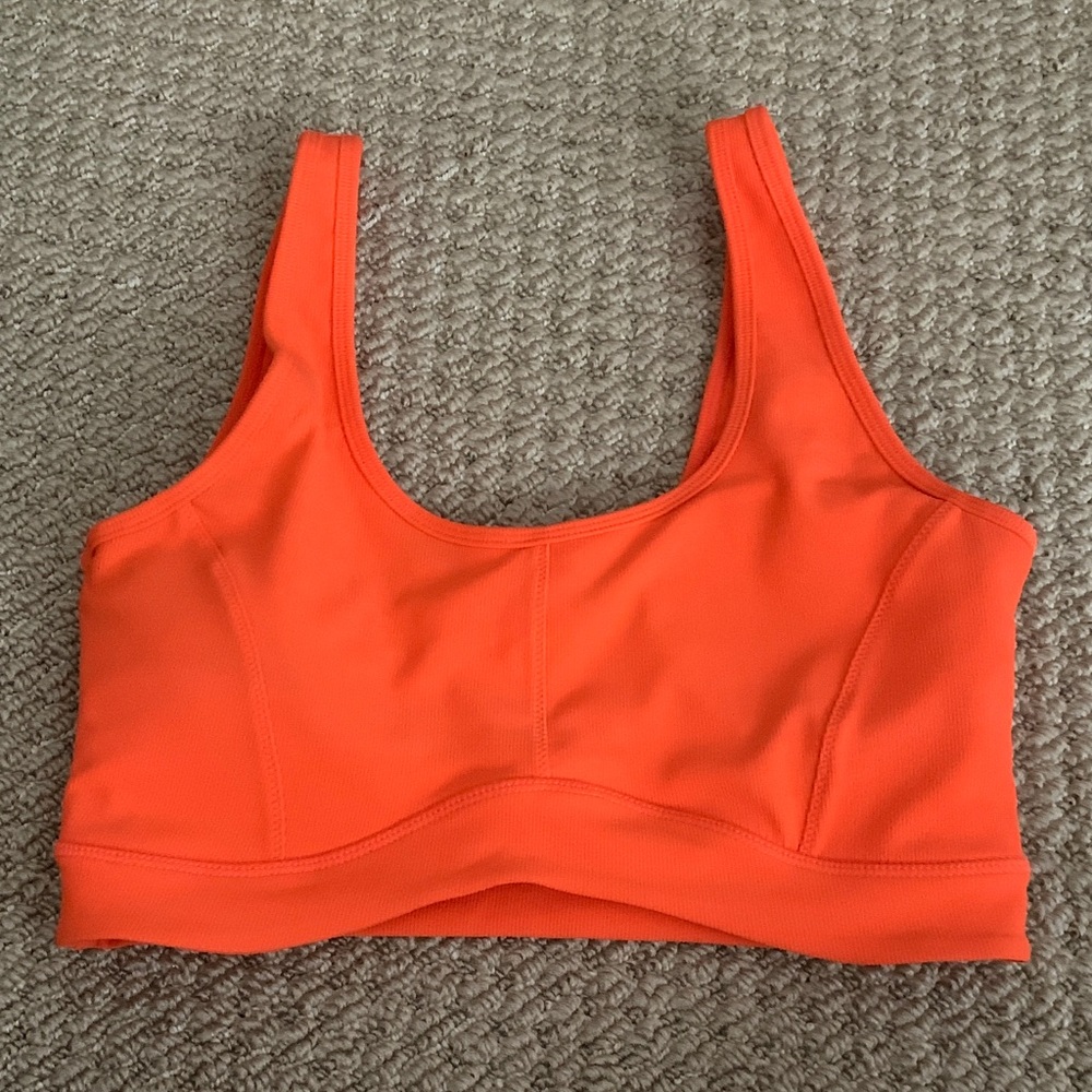 NWOT Vibrant Orange Sports Bra for Women